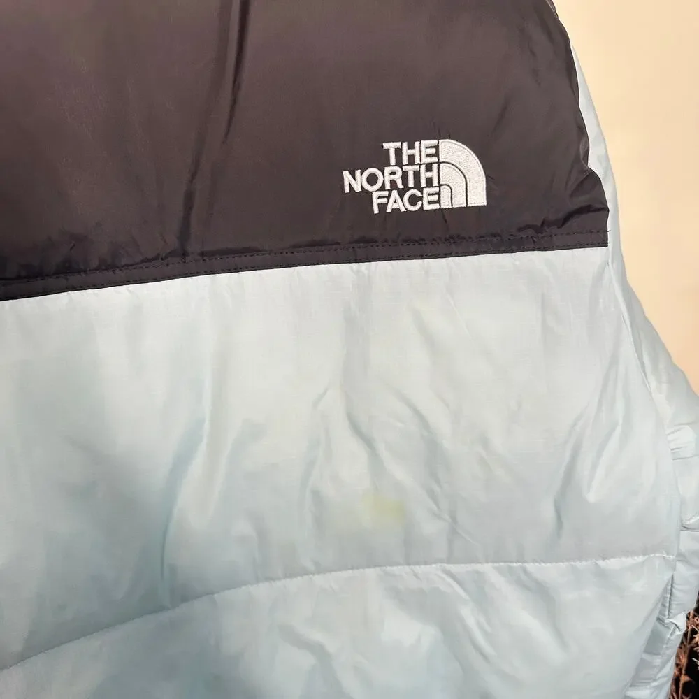 THE NORTH FACE 1996 Retro Nuptse Puffer Jacket Light Sky Blue Sz XXL